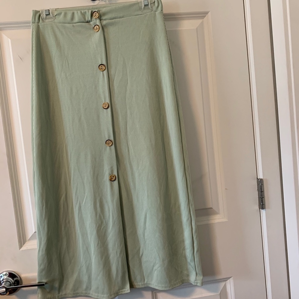 Buttondown skirt